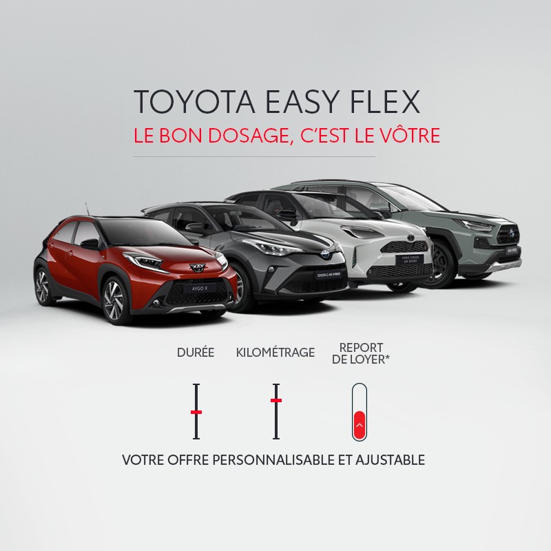 Offre personnalisable et ajustable Toyota Easy Flex