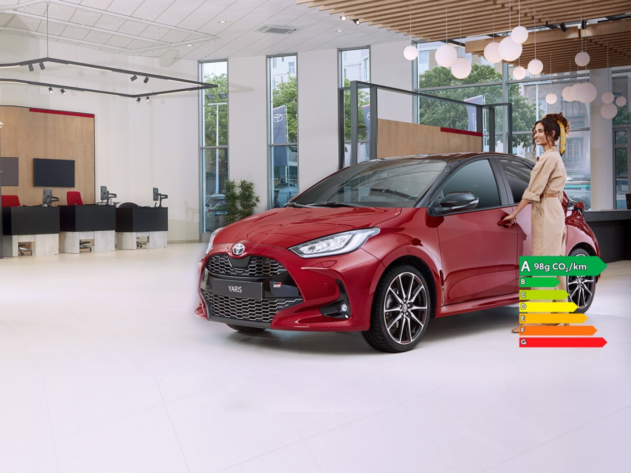 Promotion Yaris Hybride design
