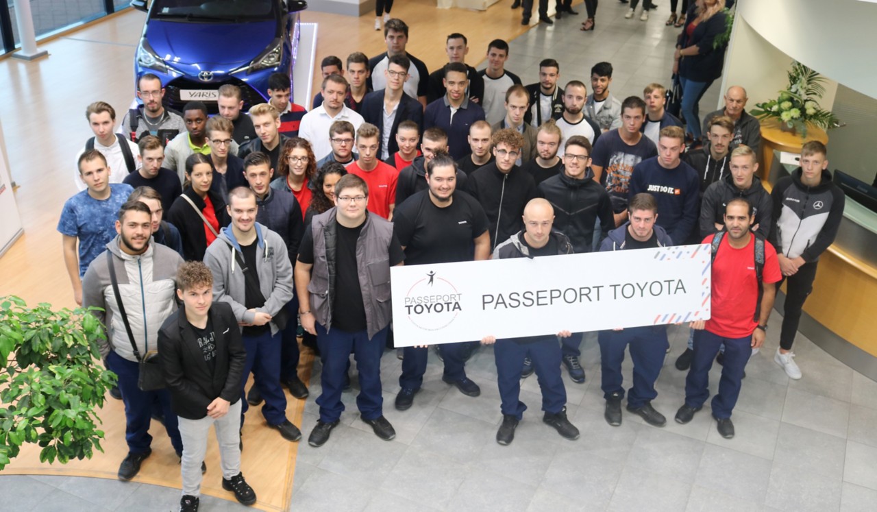 50 élèves du promotion passeport Toyota