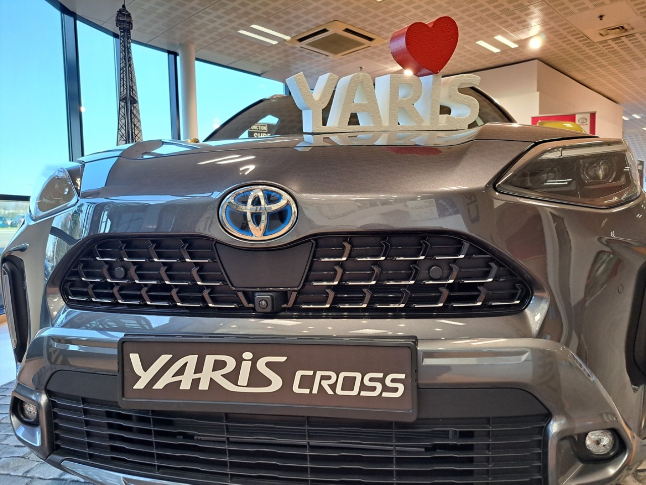 Zoom pare-chocs avant Yaris Cross 