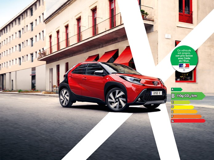 Toyota Aygo x étiquette