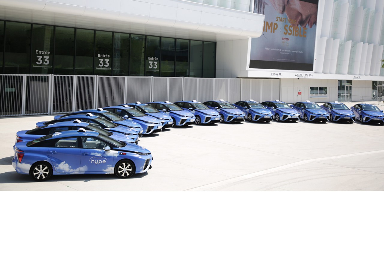 600 taxis hydrogène Hype à venir en région parisienne