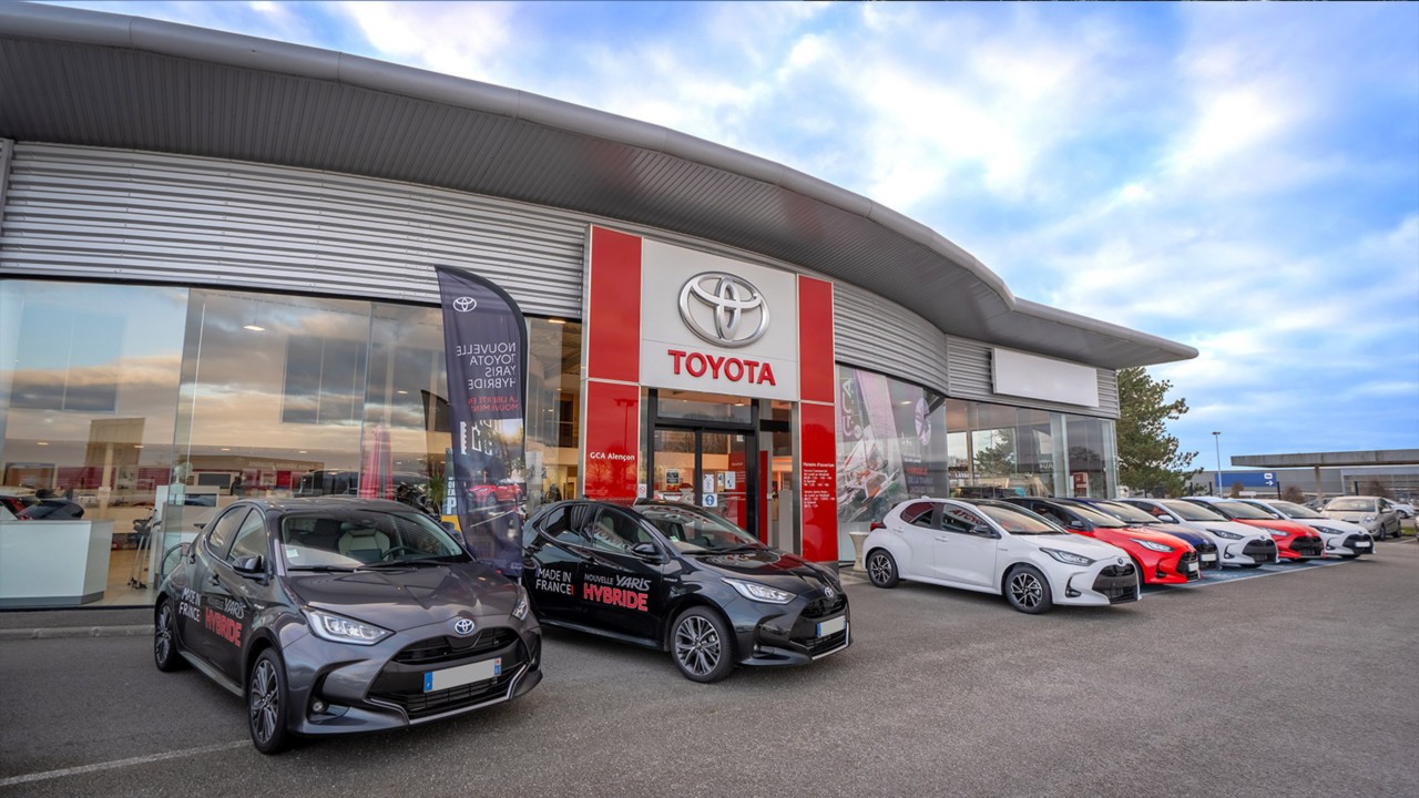 Les concessions Toyota en France