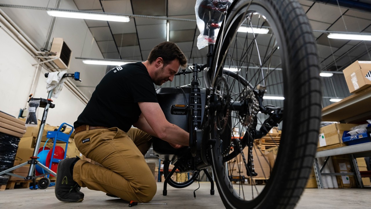Partenariat Douze Cycles et Toyota - Vélo cargo