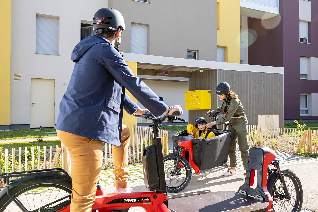 Partenariat Douze Cycles et Toyota - Vélo cargo