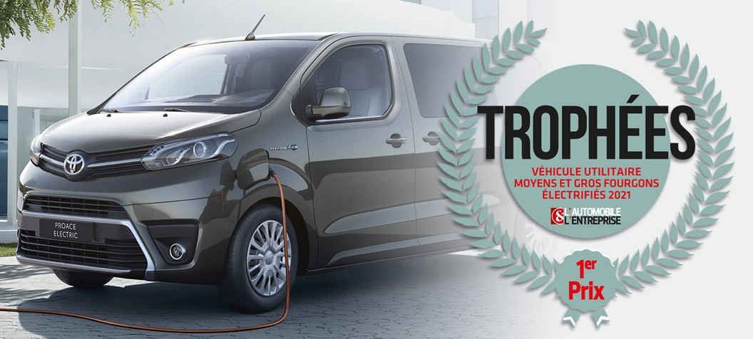 Toyota Proace Electric élu véhicule utilitaire électrique de l'année 2021