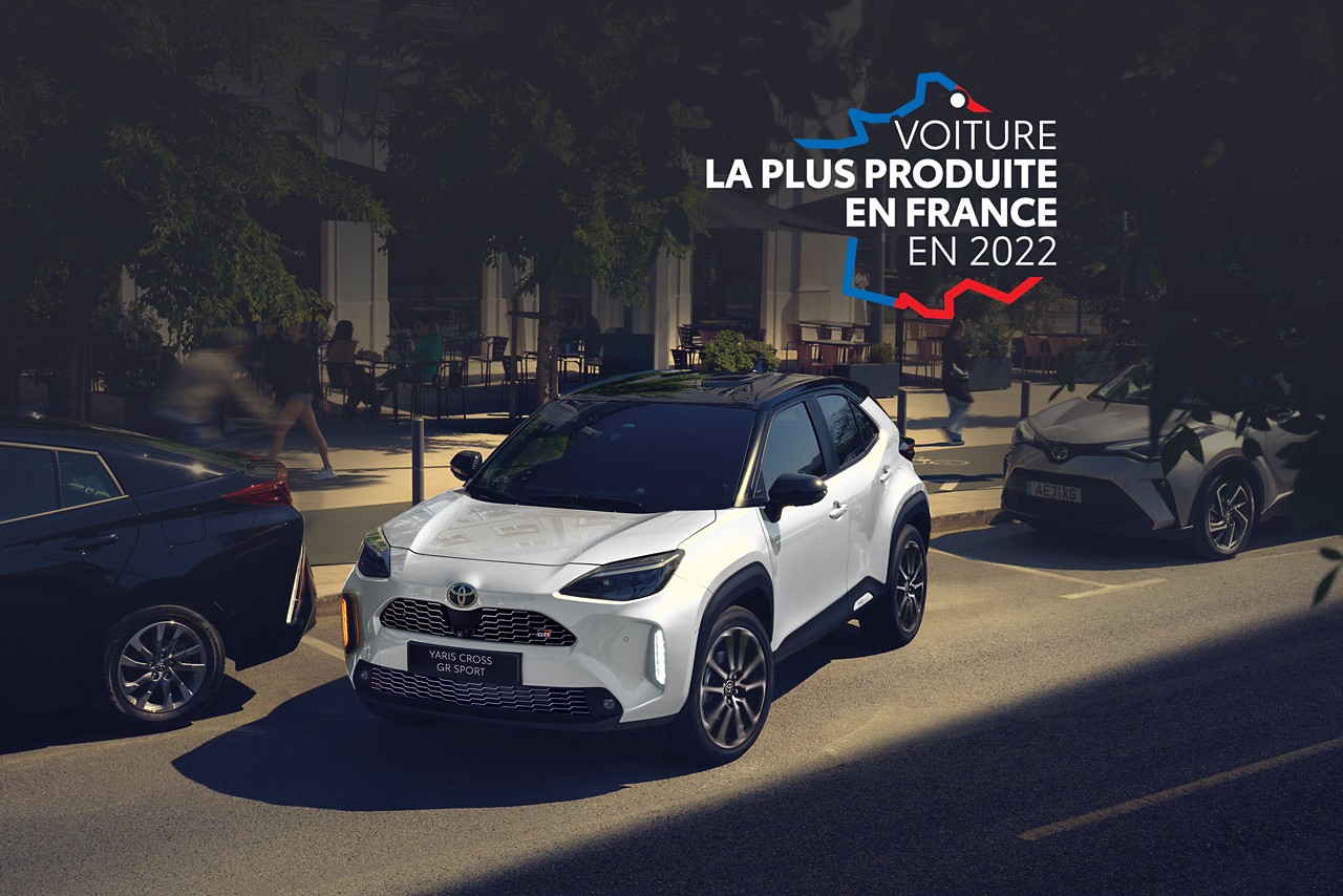 Yaris Cross, voiture la plus produite en France en 2022