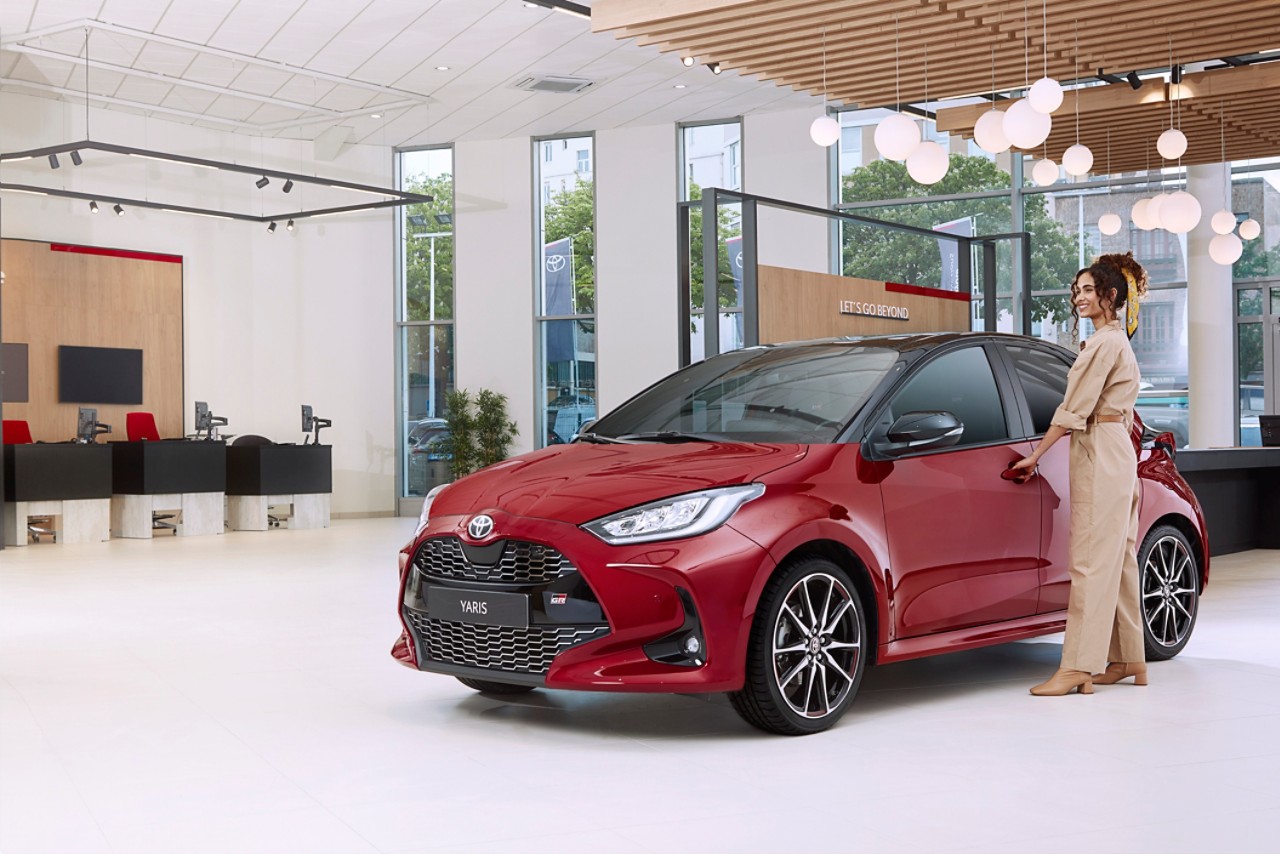 Toyota Yaris Gr Sport vue extérieure