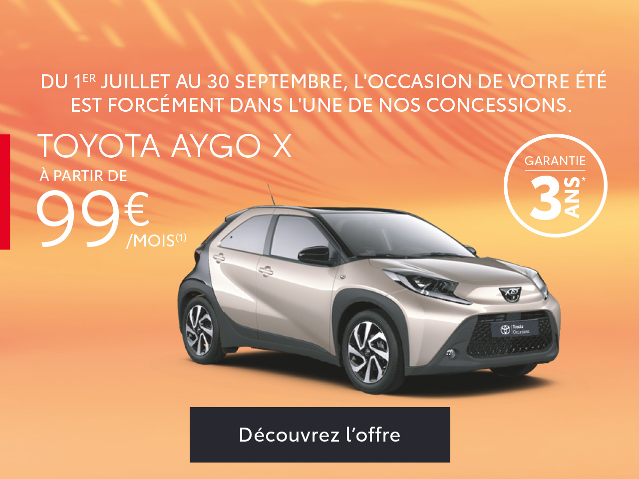 Offre Aygo X Occasion